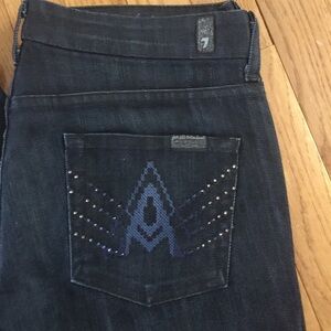 7 For All Mankind “A” pocket jeans. In EXCELLENT condition!